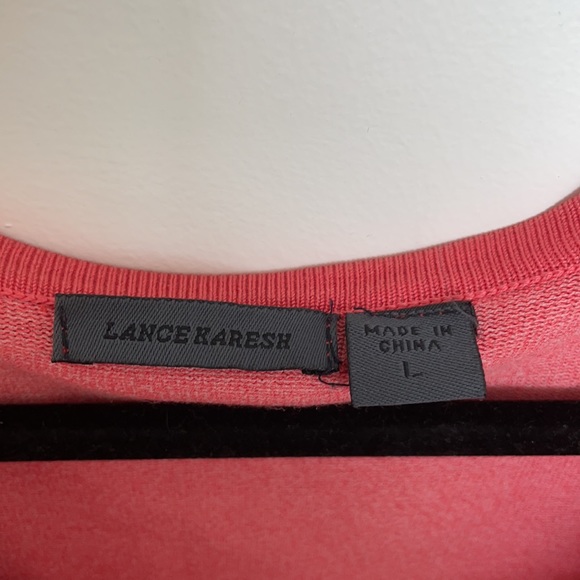 Coral Lance Karesh Cartigan with Pearls ♡ - Picture 4 of 4